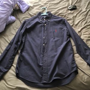 Men's Classic Fit Long Sleeve Solid Oxford Shirt